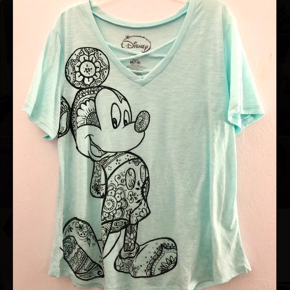 Mint green Mickey Mouse t-shirt